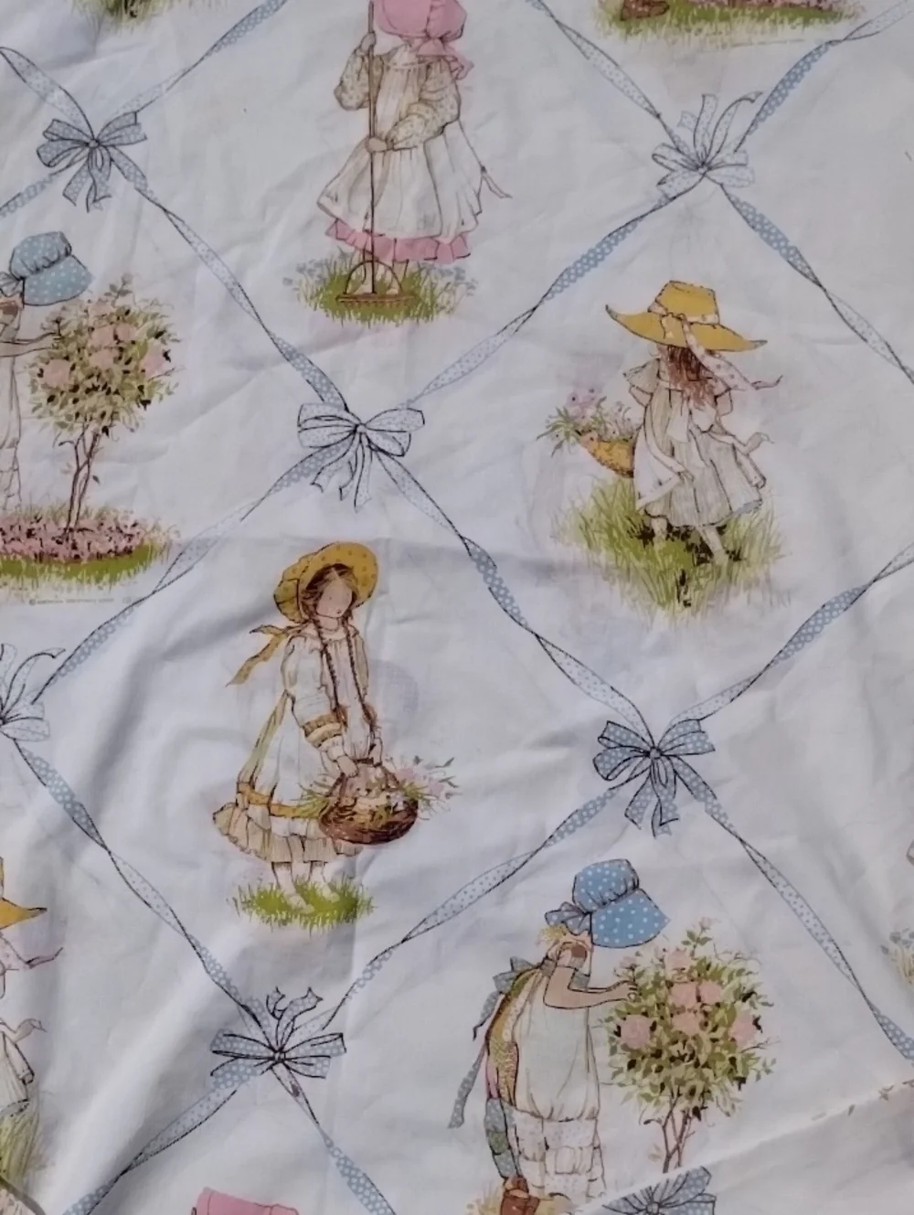Holly Hobbie JC Penney Twin Flat Sheet